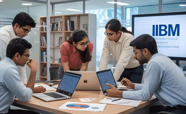 Researchers at IIBM analyzing branding and marketing data to develop real business insights