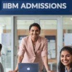 IIBM admission process including eligibility, application steps, entrance test, interview, and enrollment